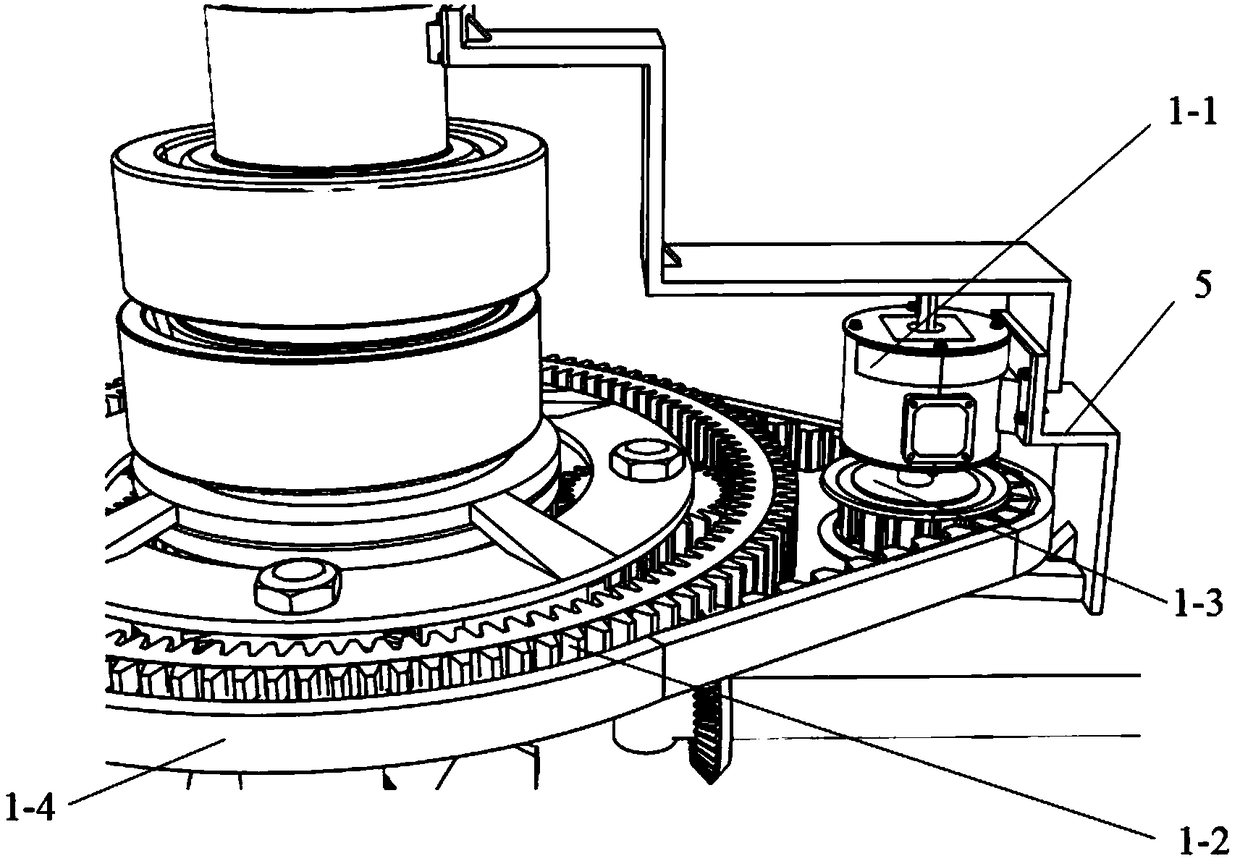 Planetary pavement garbage rolling brush device