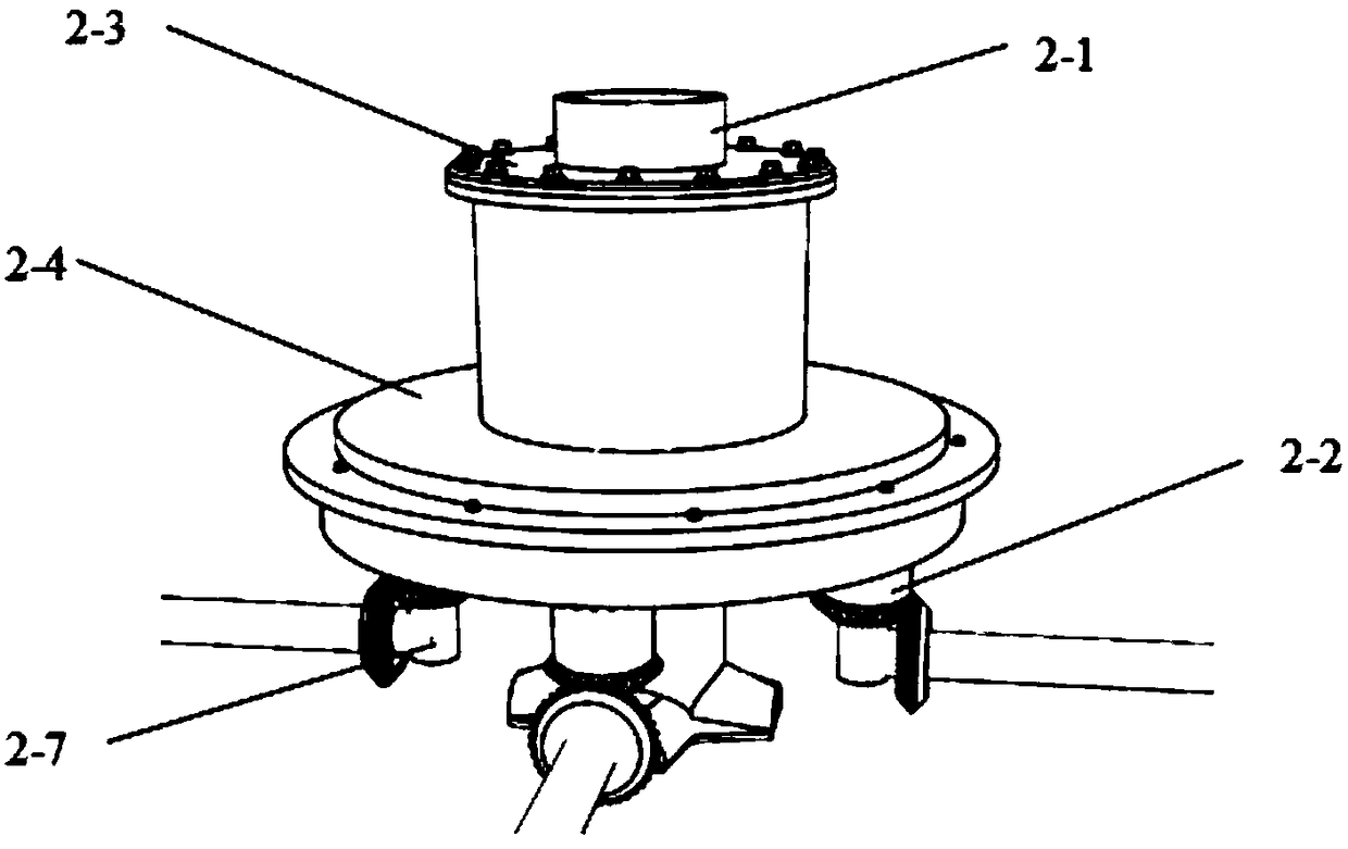 Planetary pavement garbage rolling brush device