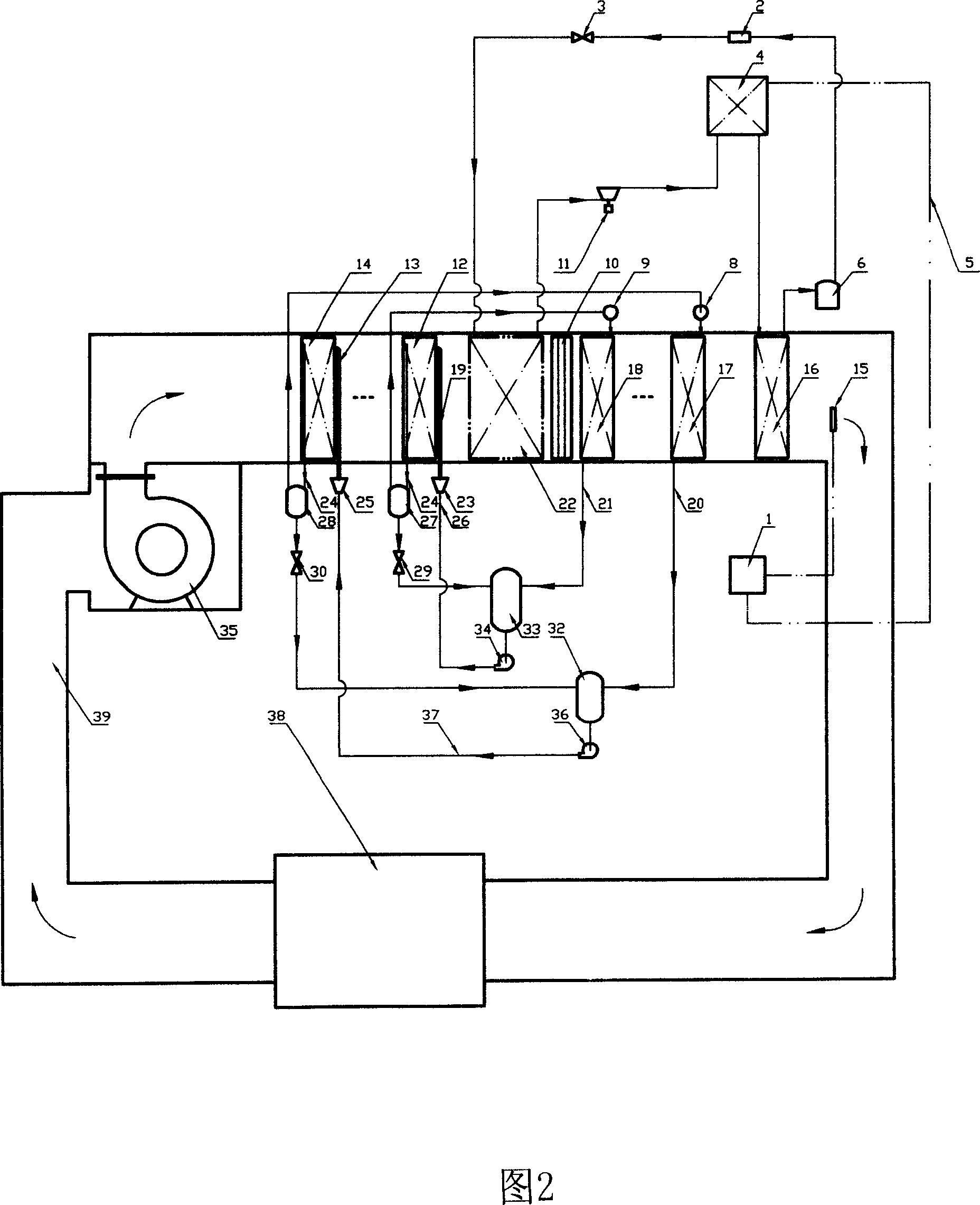 Heat pipe hot pump composite drying power source system