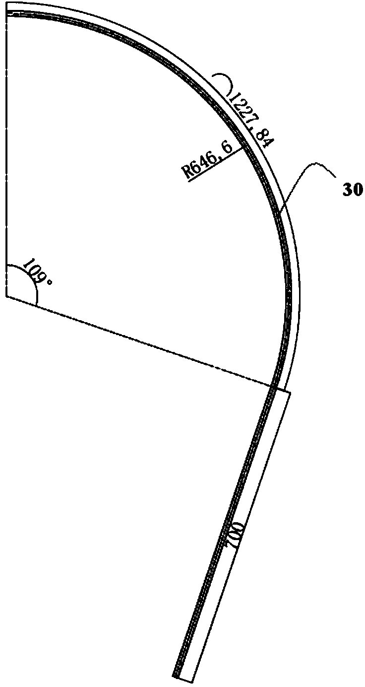 System and method for ultrasonically testing multi-layer interface welding quality of bend composite part