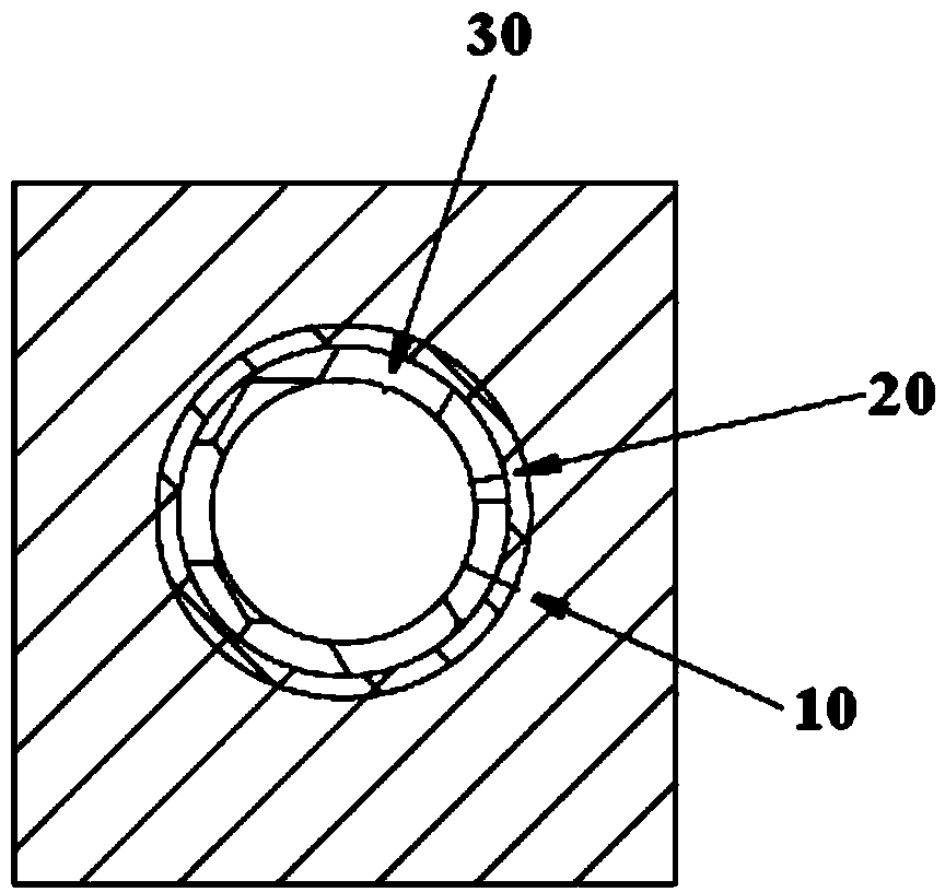 System and method for ultrasonically testing multi-layer interface welding quality of bend composite part