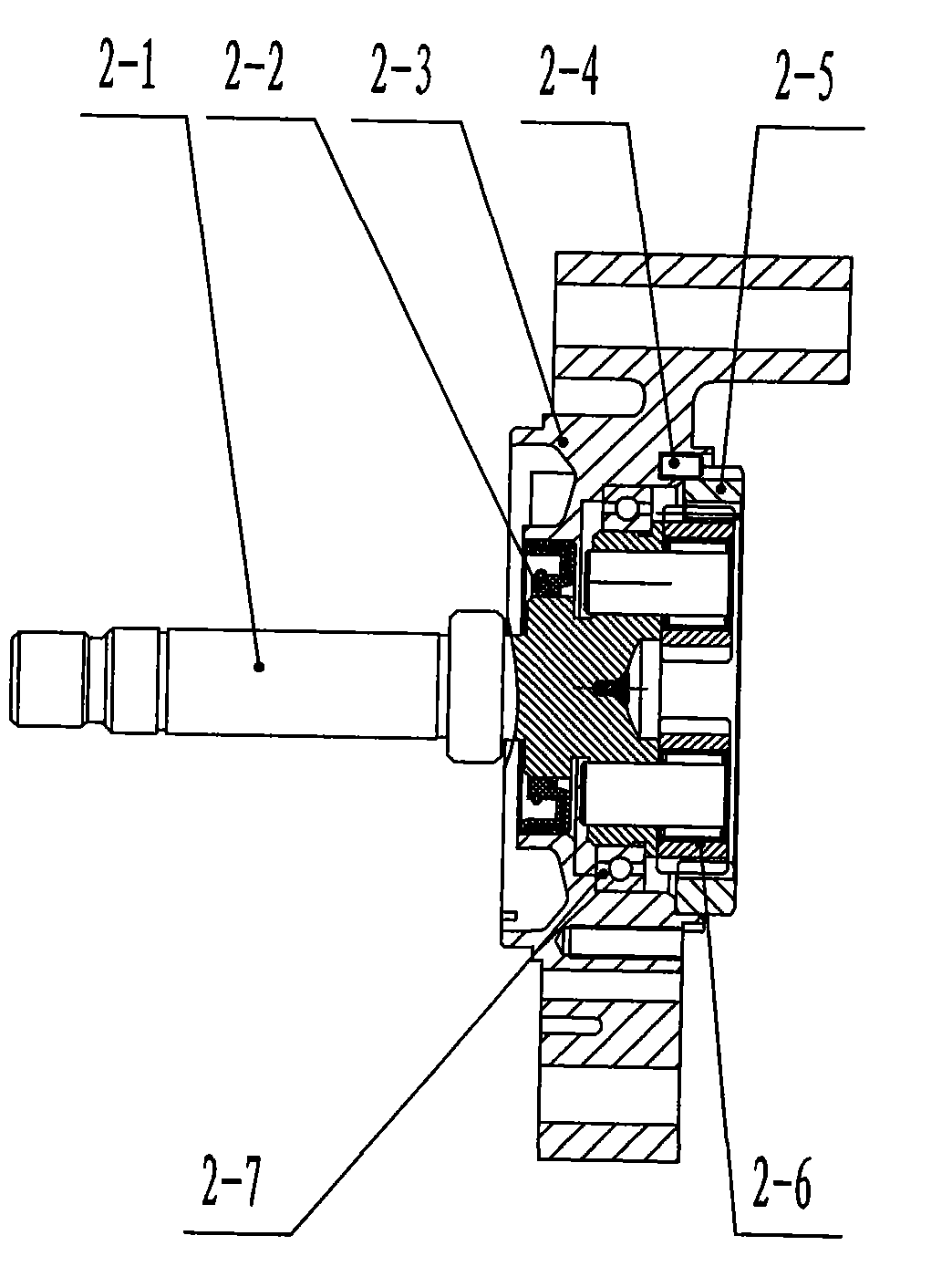 Permanent magnet double-reduction motor