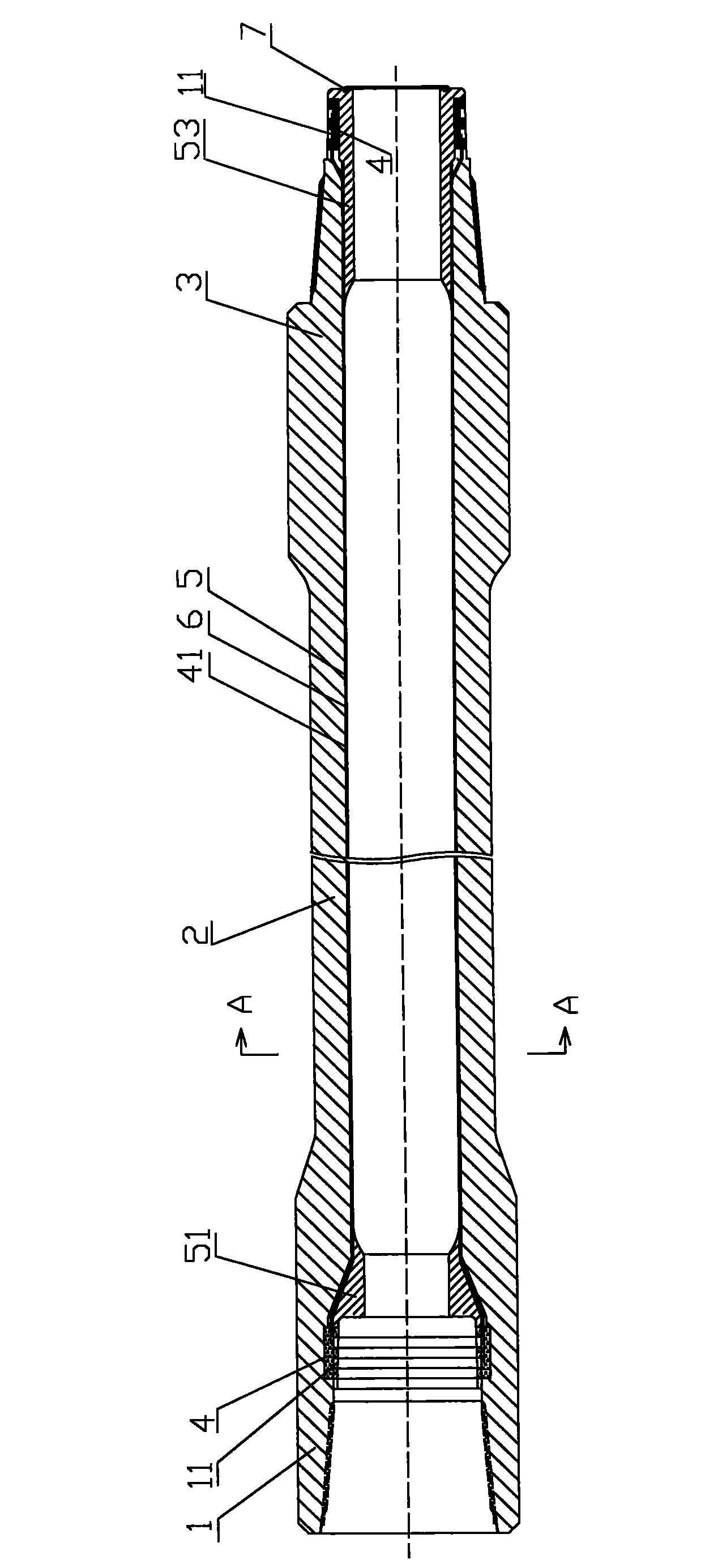 Intelligent drilling rod for petroleum and natural gas extraction and manufacture method thereof