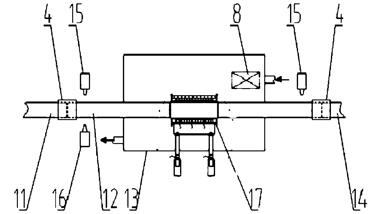 Test device for testing performance of water lubricated bearing in real environment