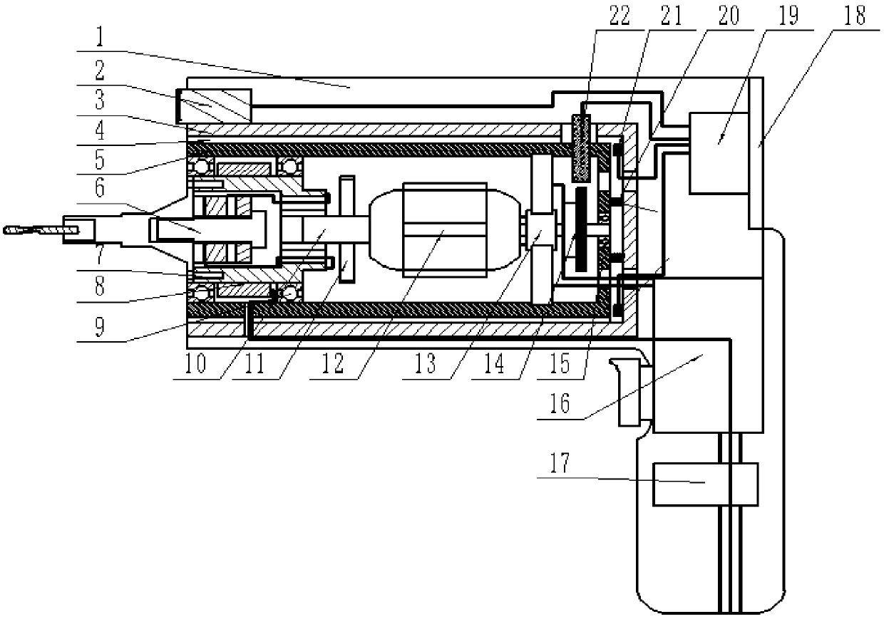 Portable vibration auxiliary drilling device, hole making method and processing signal detecting method