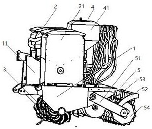 Rotary tillage ditching and even seeding machine suitable for rice stubble fields