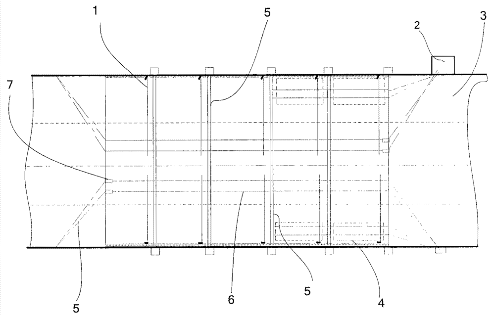 Purely electric running system of public bus