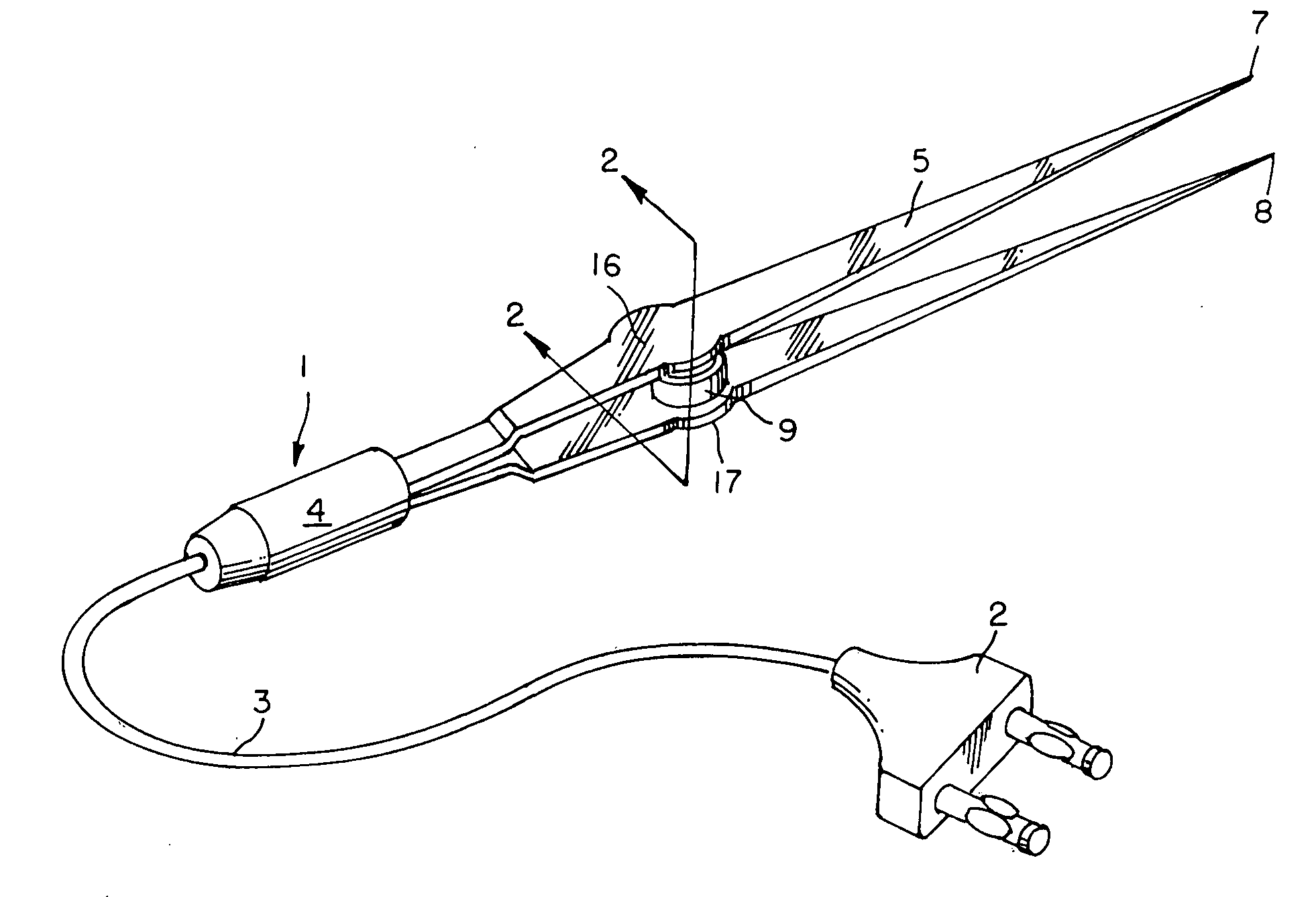 Monopolar electrosurgical instrument