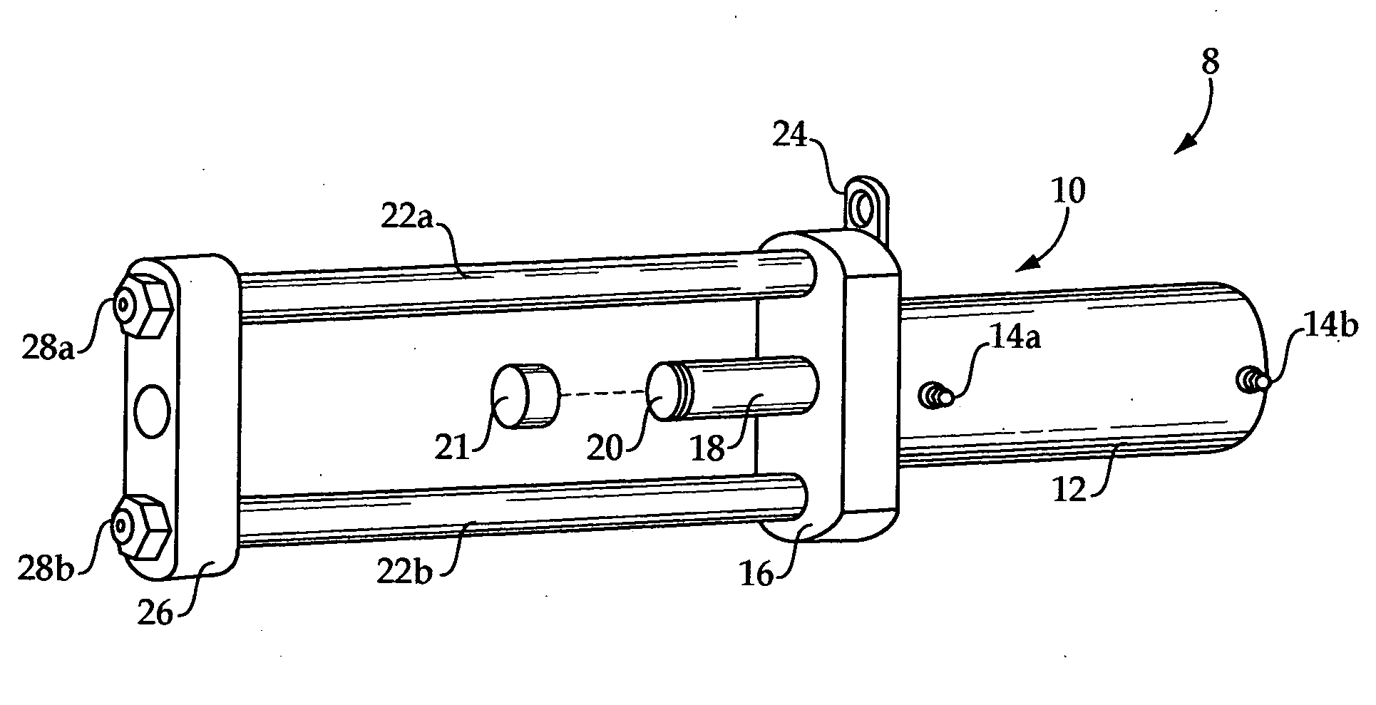 System for servicing machine track and method