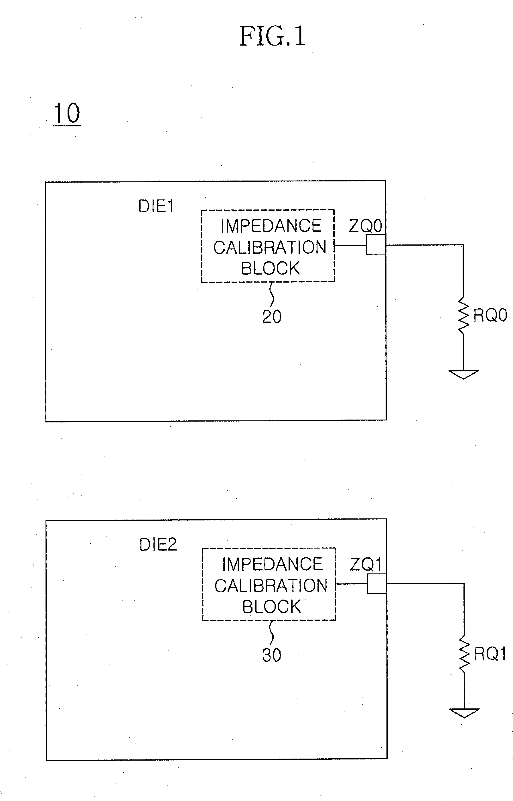 Circuit for calibrating impedance and semiconductor apparatus using the same