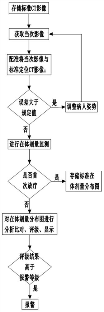 Radiotherapy in-vivo dose monitoring method