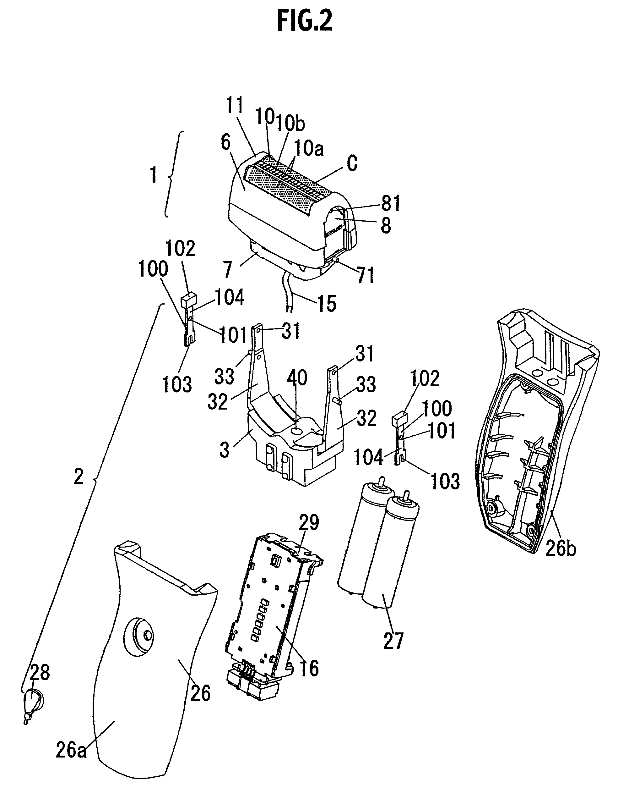 Hair removing apparatus