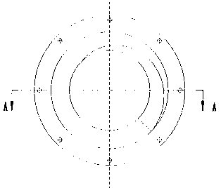 Single different diameter multi-product dense medium cyclone