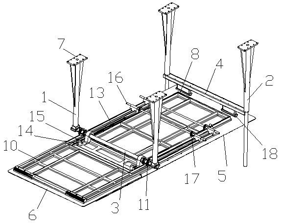 A double-layer three-dimensional parking device without avoidance