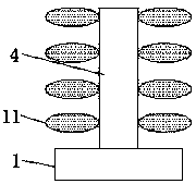 A battery heat dissipation device special for a new energy vehicle