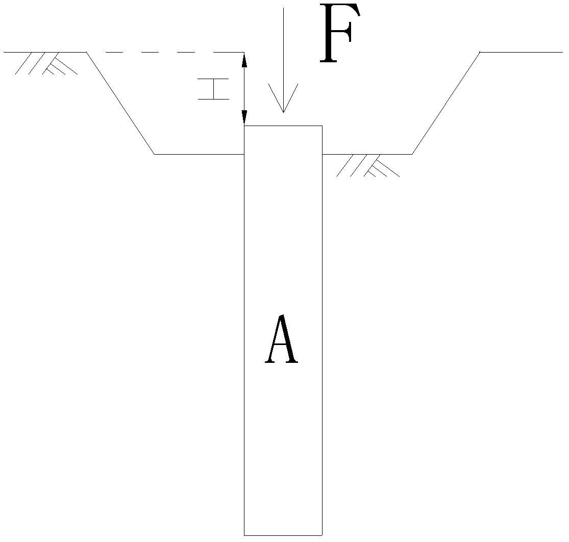 Static pressure reinforcing treatment method for pile with unqualified bearing capacity