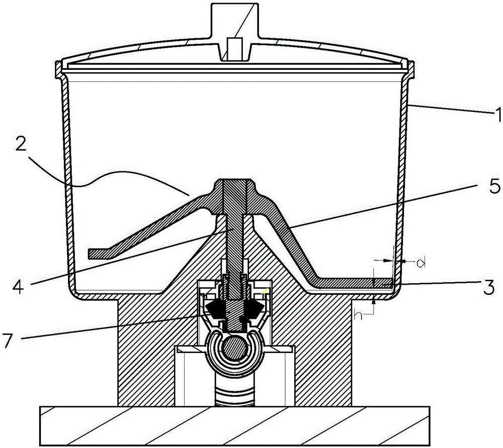 Noodle maker with good dough kneading effect