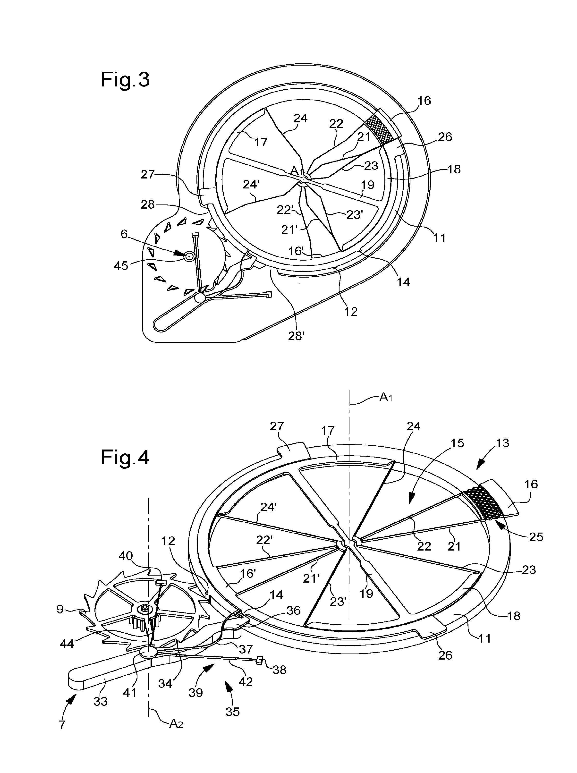 Oscillator with a detent escapement