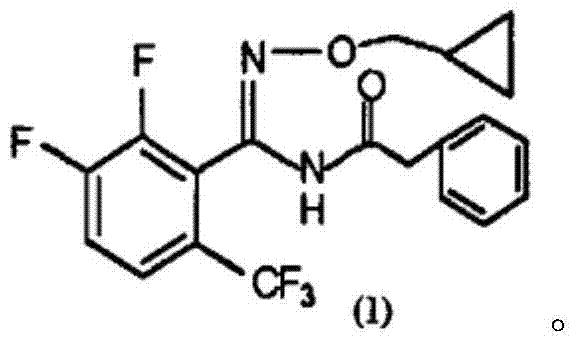 Sterilization insecticidal combination containing fenhexamid