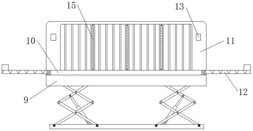 Wagon balance lifting mechanism convenient to load livestock