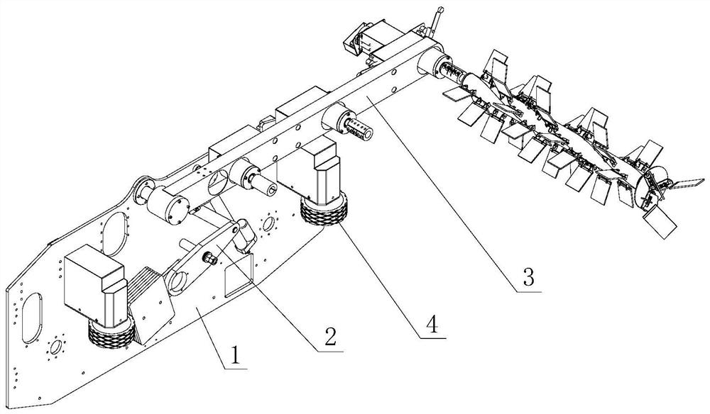 Follow-up counterweight device for full-automatic cleaning robot of secondary sedimentation tank