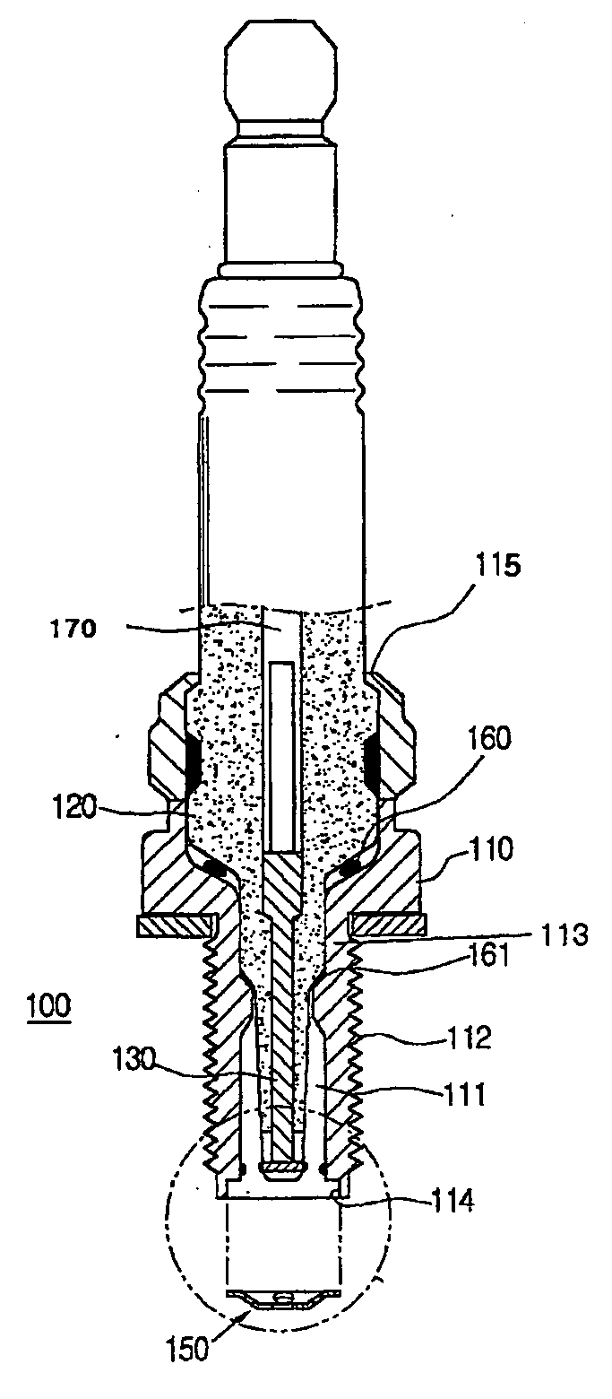 Ignition spark plug