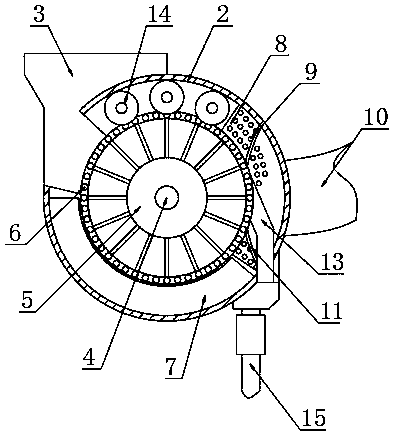 Cultivating rake device of automatic corn planter