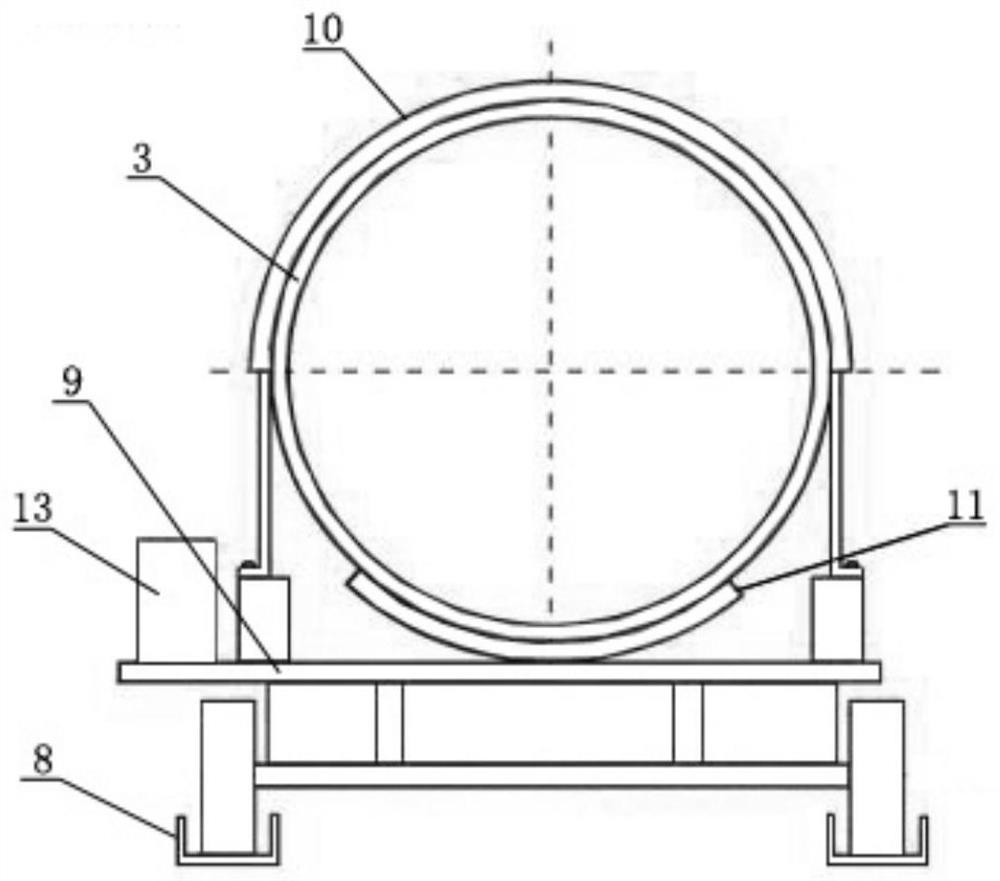 Pipeline removing and installing construction method in narrow space