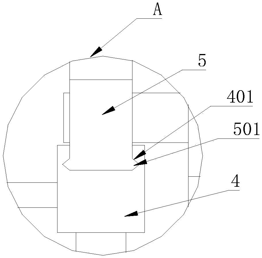 Crank and sliding block-based train decoupling equipment