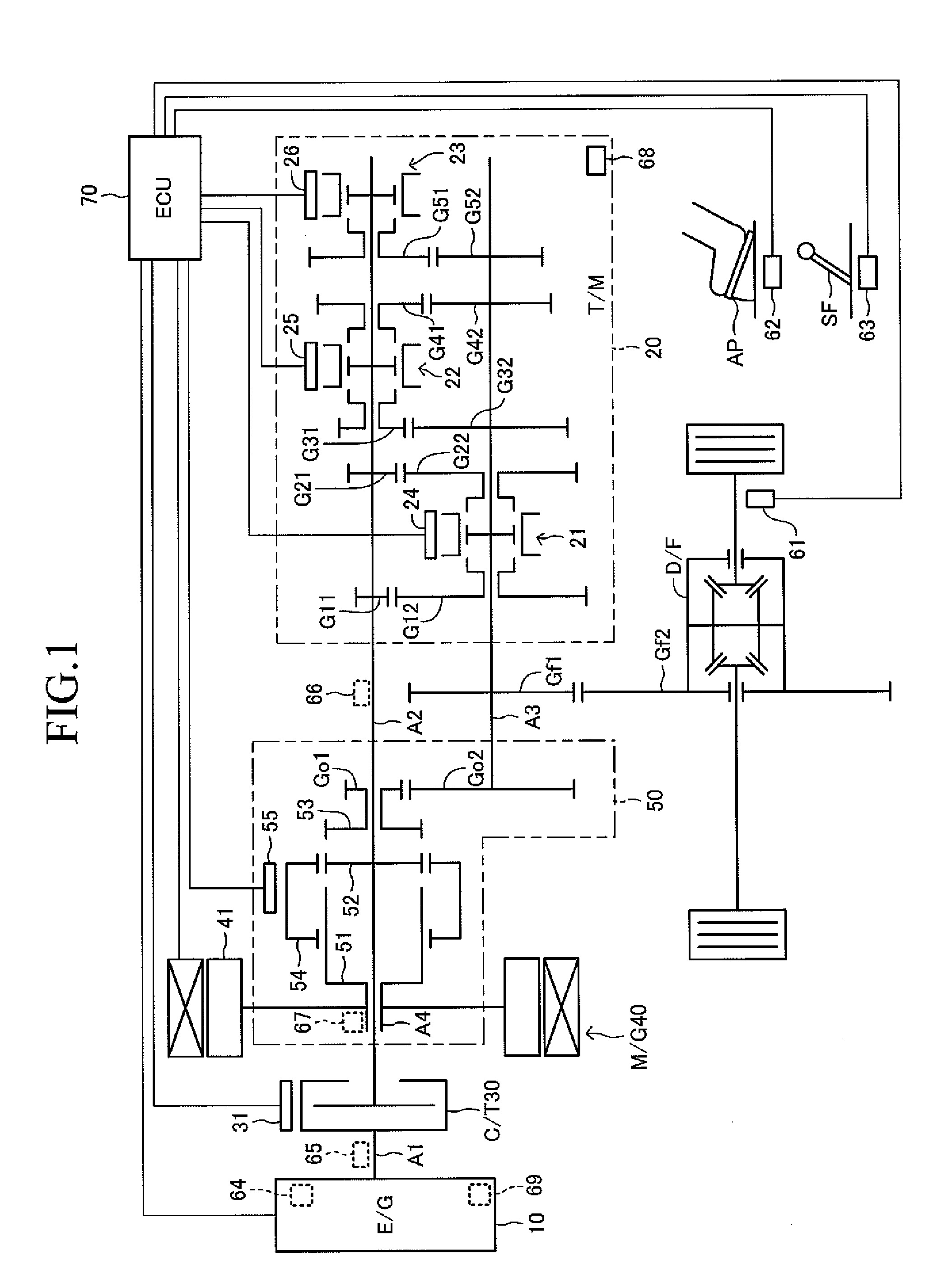 Vehicular power transmission control apparatus