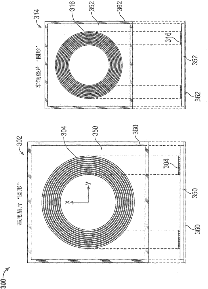 Coil arrangements in wireless power transfer systems for low electromagnetic emissions