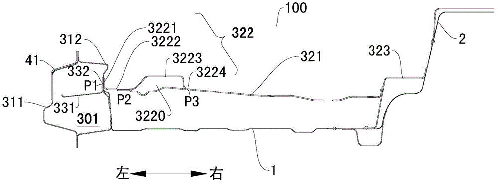 Vehicle body and vehicle with vehicle body