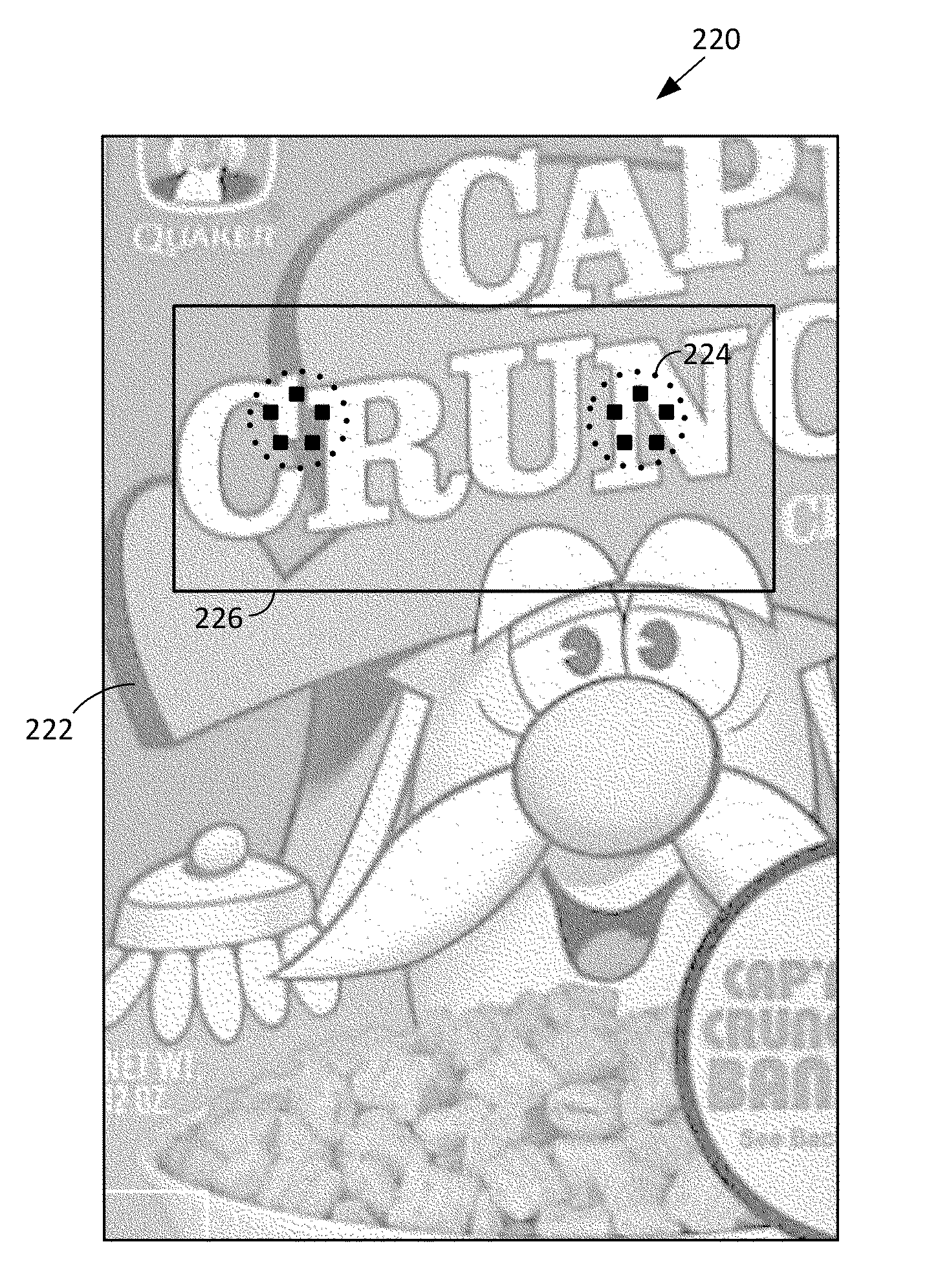 Salient point-based arrangements