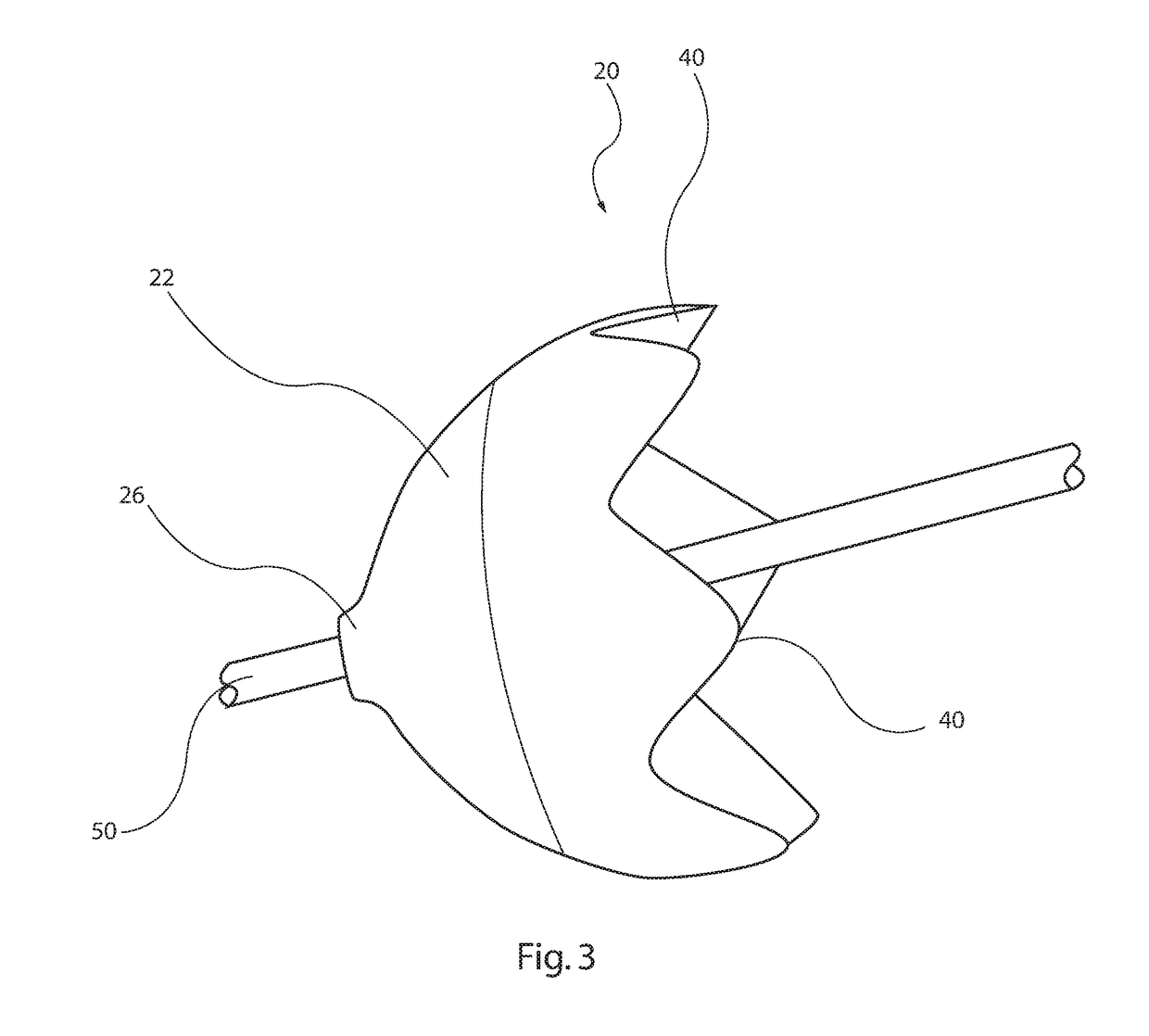 Cone expanding collapsible medical device