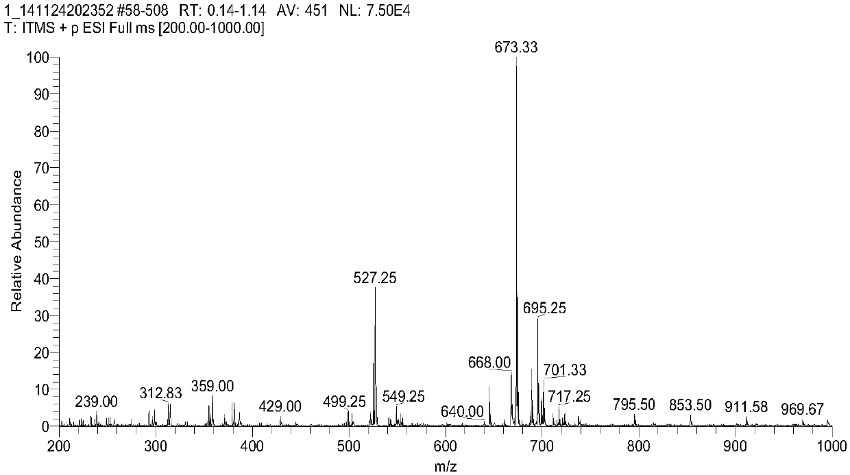 Basic aqua containing highly pure rhamnolipid, and application thereof