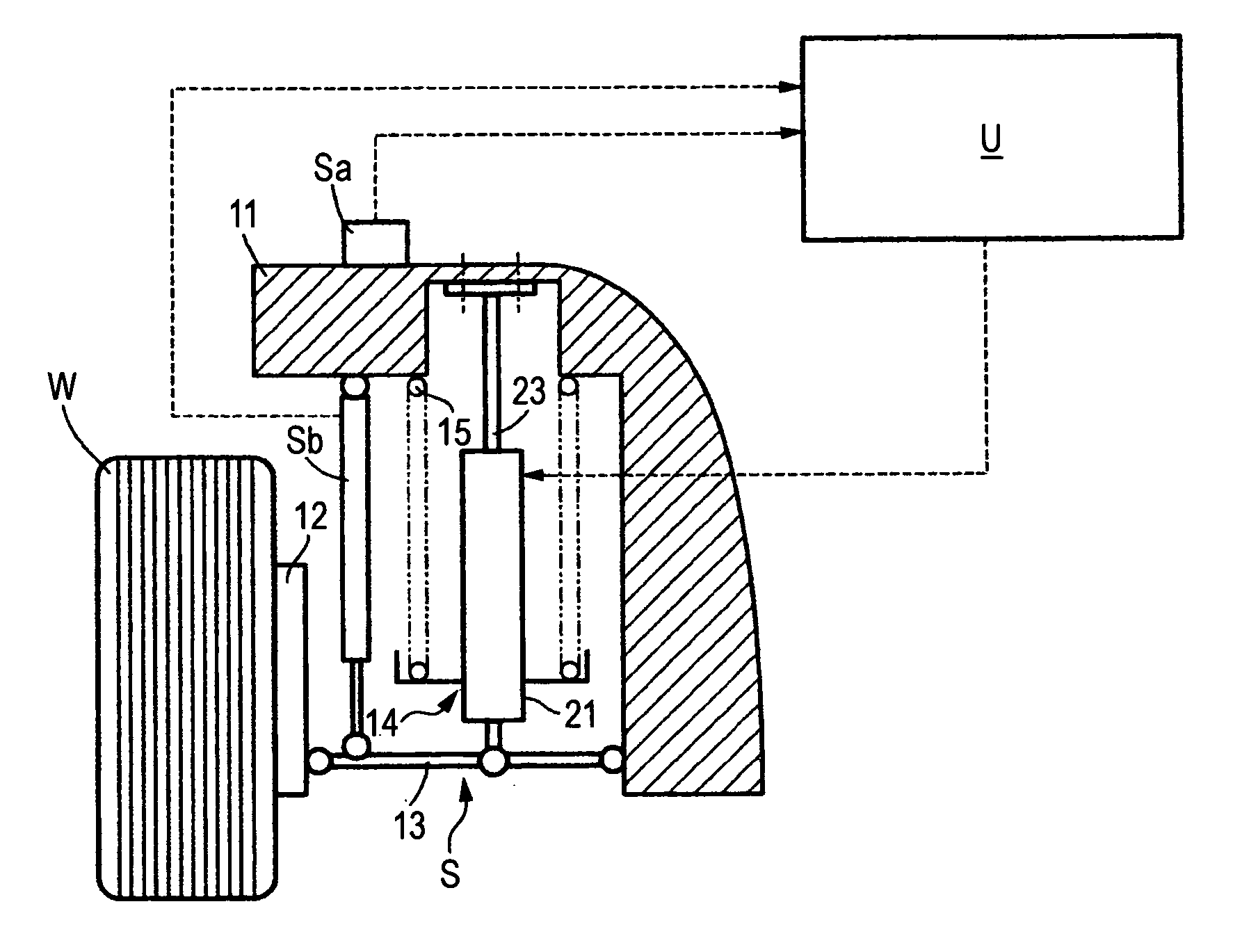 Control system for adjustable damping force damper