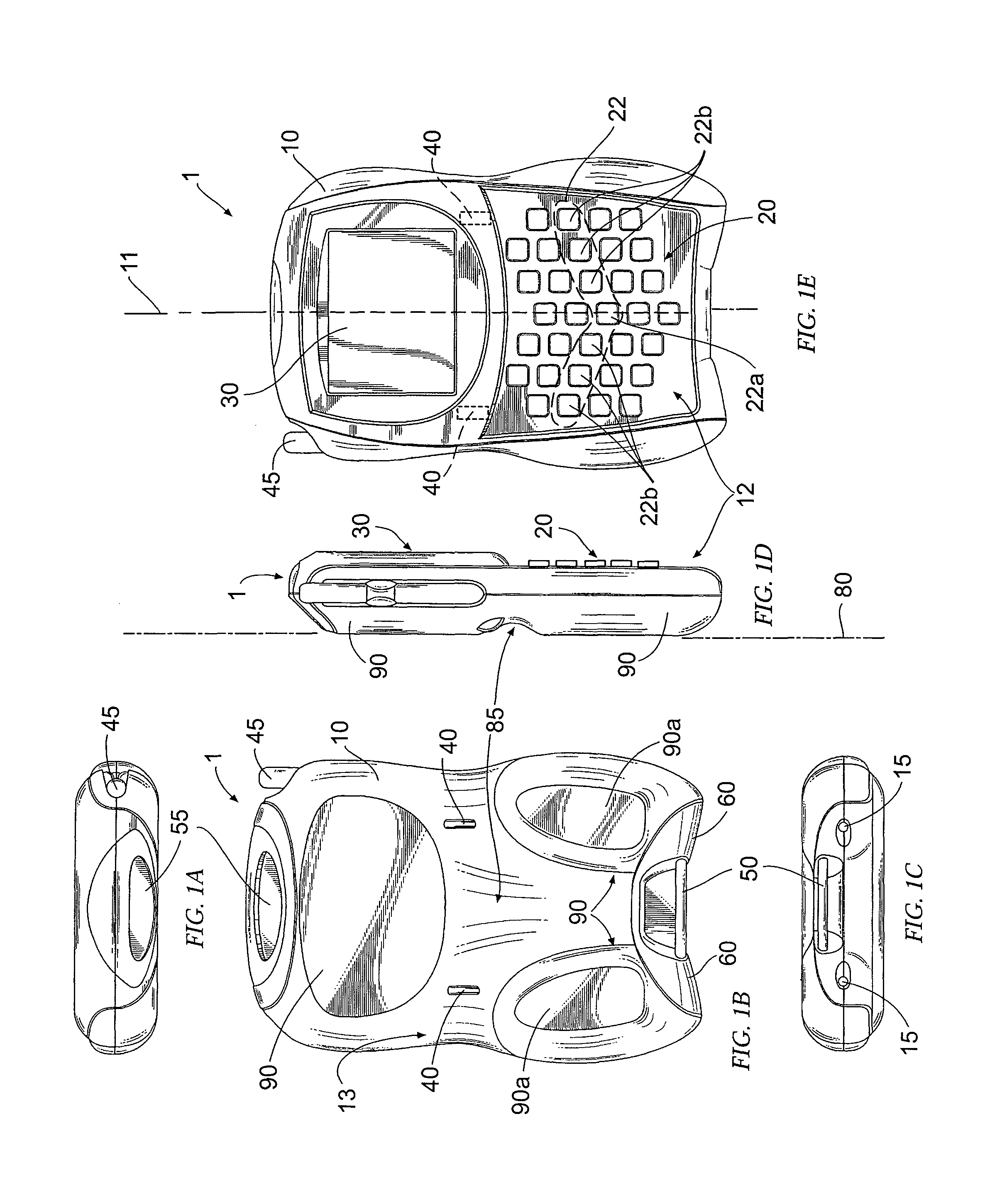 Portable data acquisition and management system and associated device and method