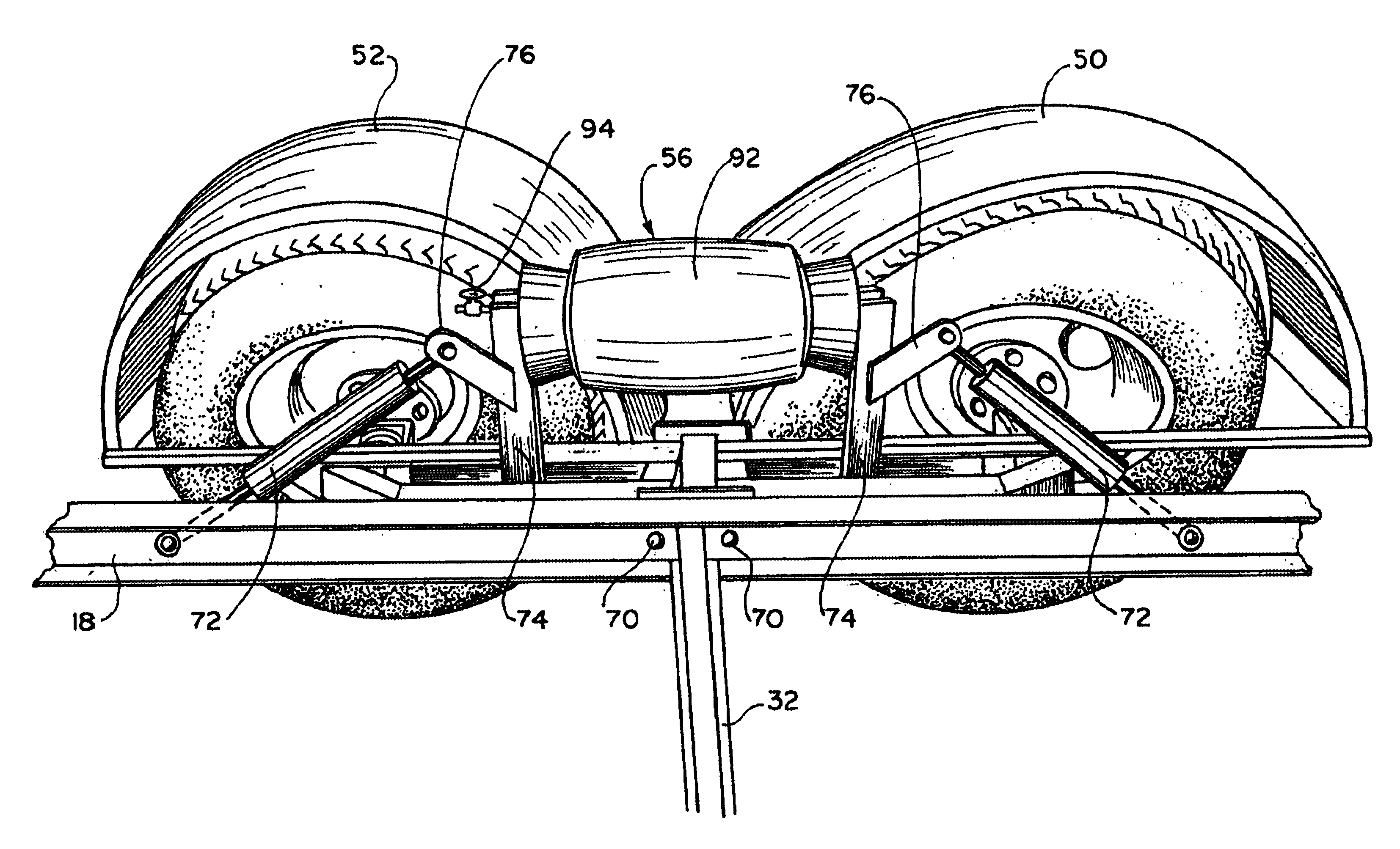 Elevating trailer apparatus