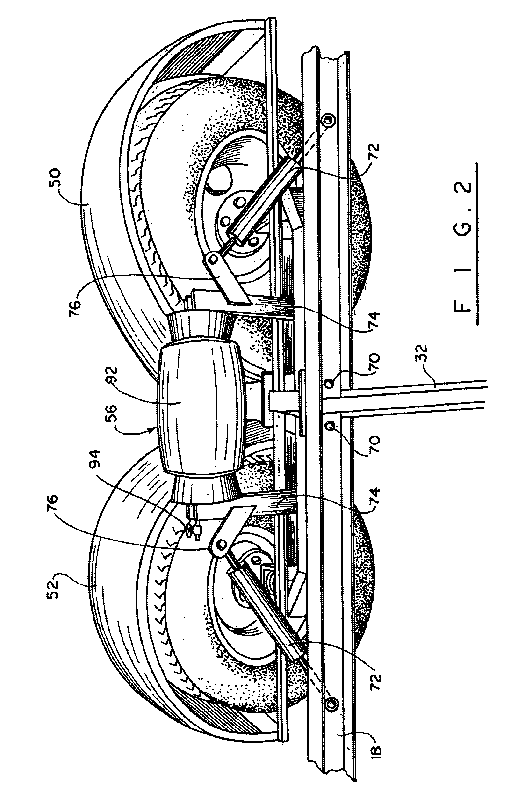 Elevating trailer apparatus