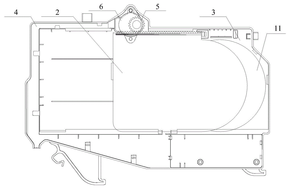 Panel structure, air conditioner and panel lamplight display control method