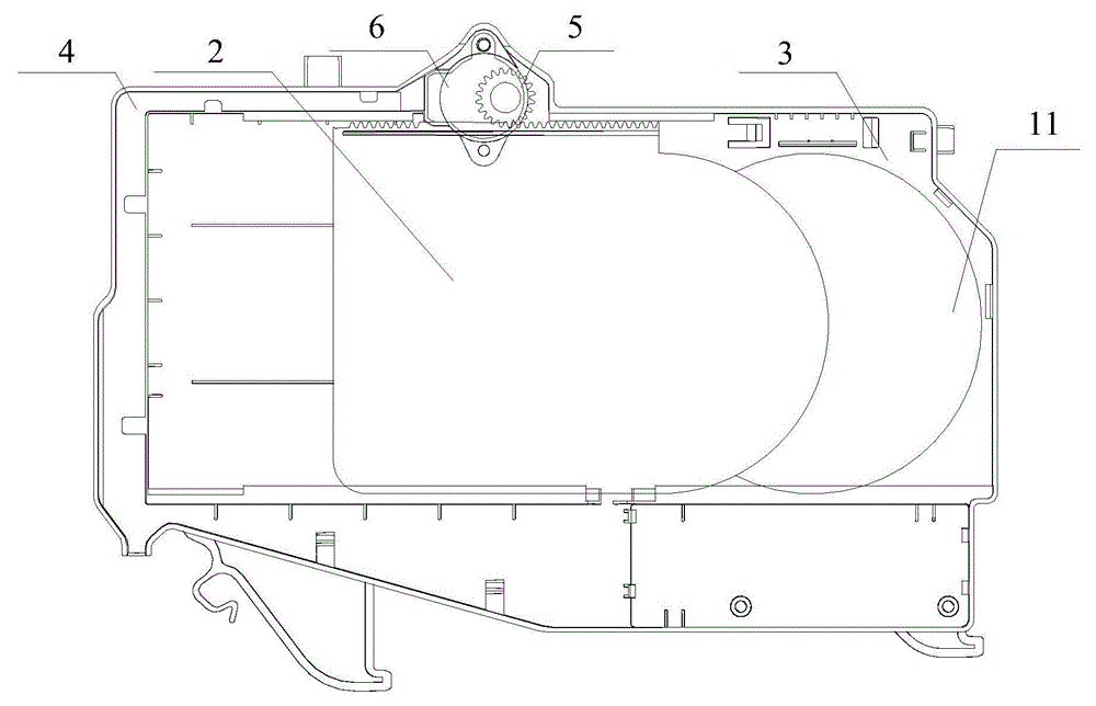 Panel structure, air conditioner and panel lamplight display control method