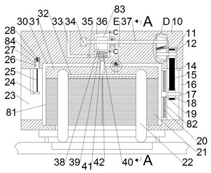 Device for improving heat dissipation performance and automatically cleaning cooling fins for CPU heat dissipation