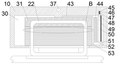 Device for improving heat dissipation performance and automatically cleaning cooling fins for CPU heat dissipation