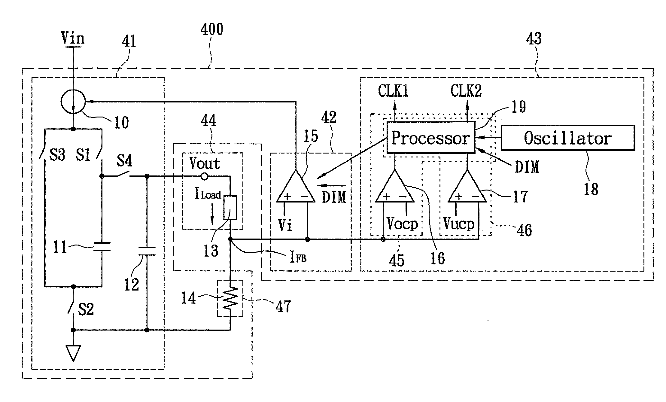 Charge pump circuit with current detecting and method thereof