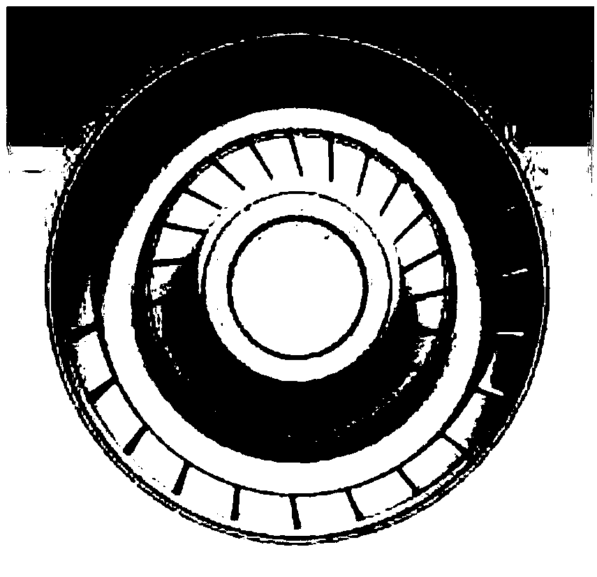 A model analysis method and system for an internal flow field of a hydraulic distance changer