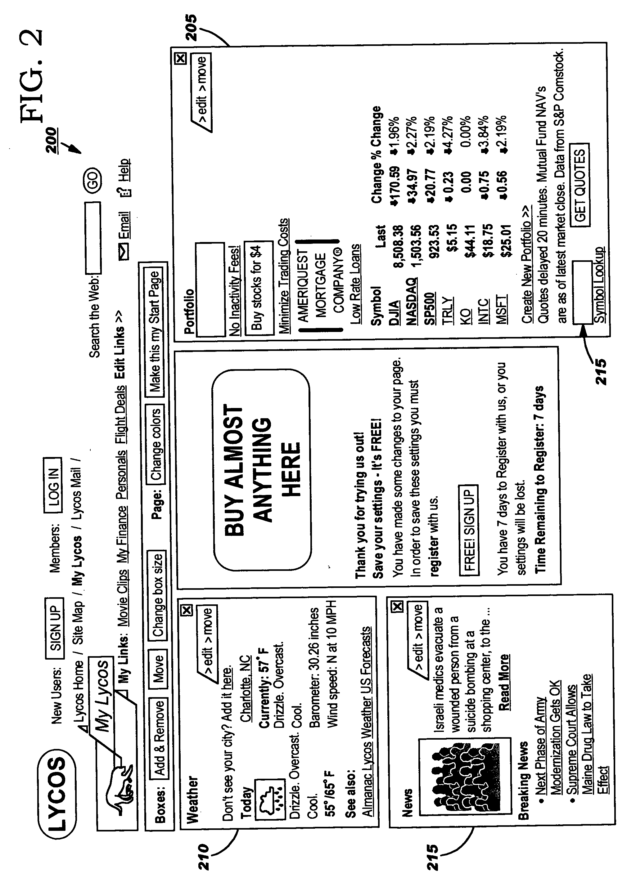 Methods, systems, and computer program products for client side prefetching and caching of portlets