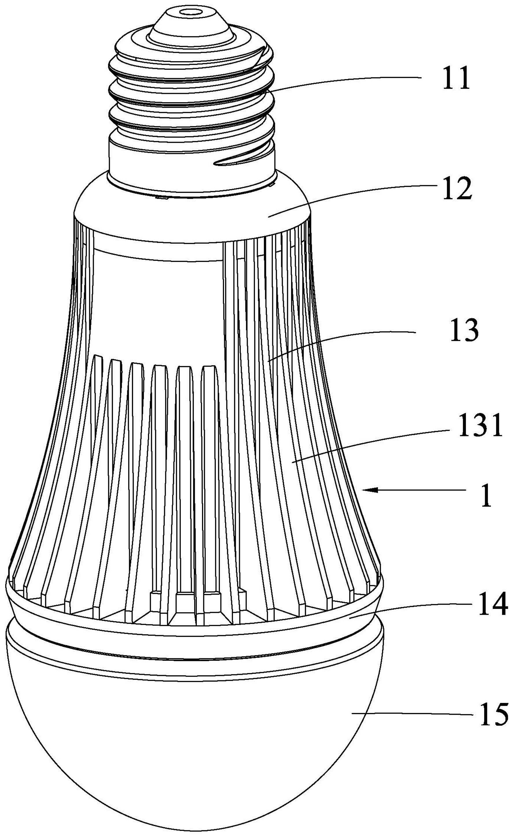 LED (light emitting diode) lamp capable of adjusting color temperature and brightness