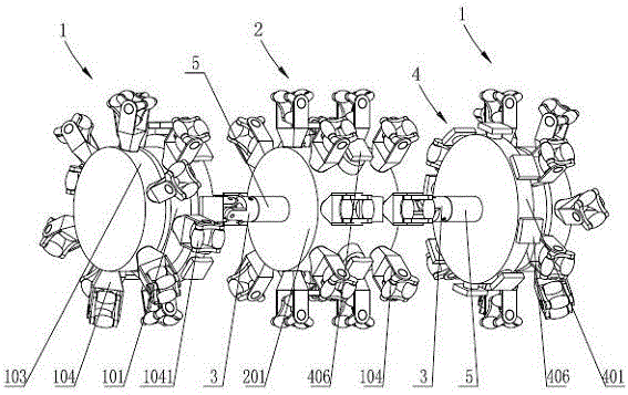 Spiral pipe robot