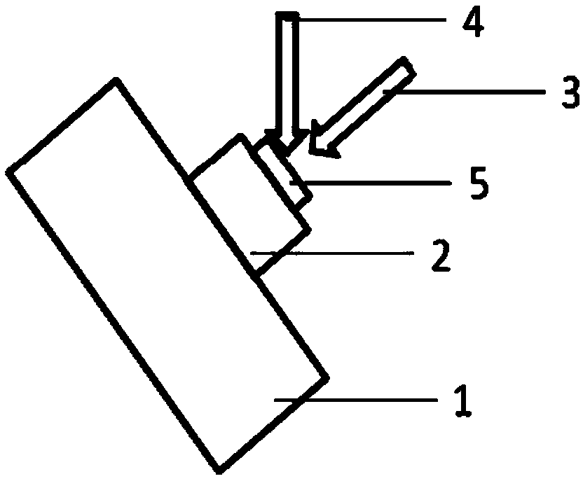 Preparation method for flexible high-atomic-number material TEM (transmission electron microscope) sample