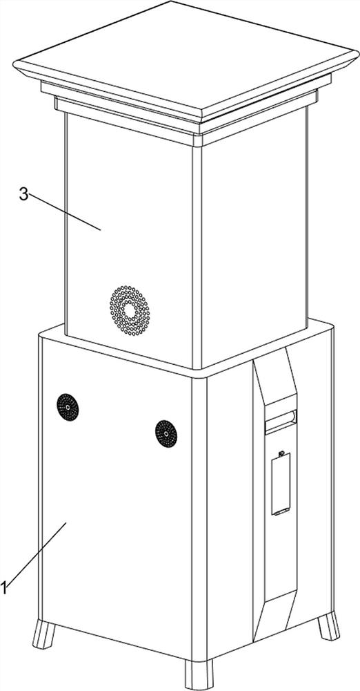 A constant temperature and humidity intelligent cultural relic cabinet